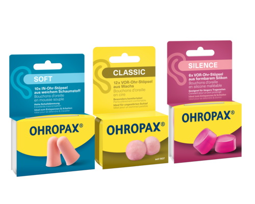 Die Ohrstöpsel von OHROPAX® machen den Luxus der Stille erlebbar